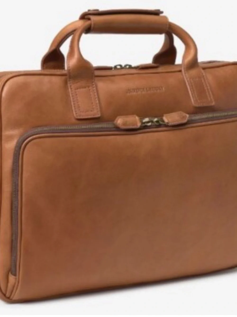 Johnston & Murphy Rhodes Tan Briefcase